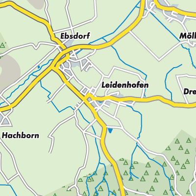 Übersichtsplan Leidenhofen