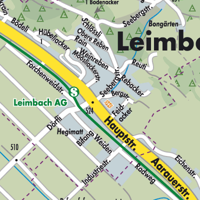 Stadtplan Leimbach
