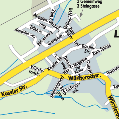 Stadtplan Leimsfeld