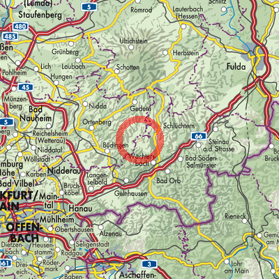 Landkarte Leisenwald