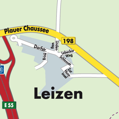 Stadtplan Leizen