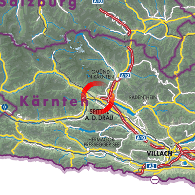 Landkarte Lendorf