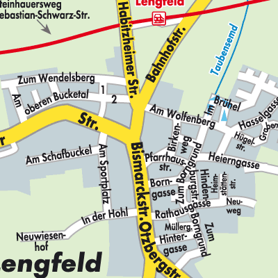 Stadtplan Lengfeld