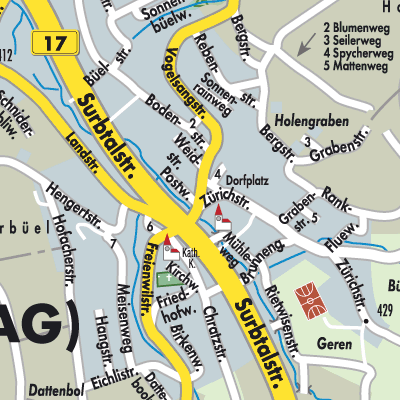 Stadtplan Lengnau