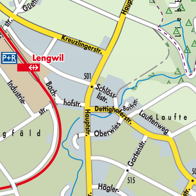 Stadtplan Lengwil