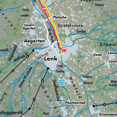 Übersichtsplan Lenk