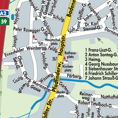 Stadtplan Leobersdorf