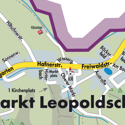 Stadtplan Leopoldschlag