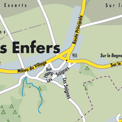 Stadtplan Les Enfers