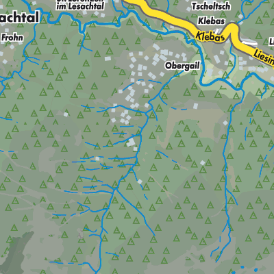 Übersichtsplan Lesachtal