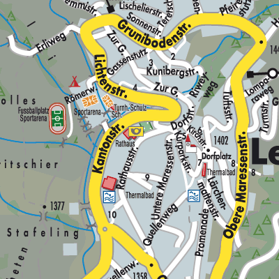 Stadtplan Leukerbad