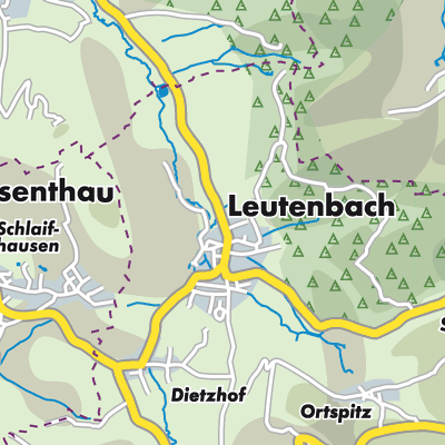 Übersichtsplan Leutenbach