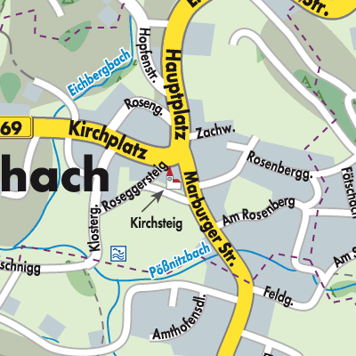 Stadtplan Leutschach an der Weinstraße