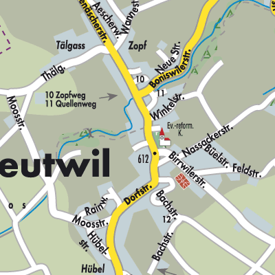 Stadtplan Leutwil