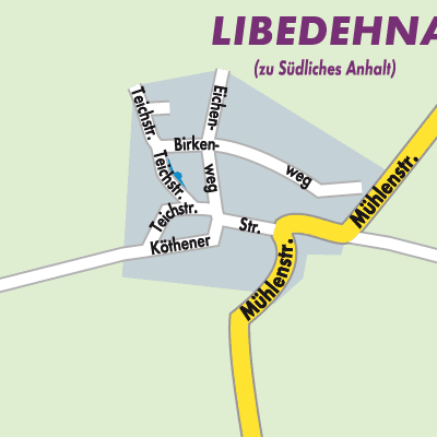 Stadtplan Libehna