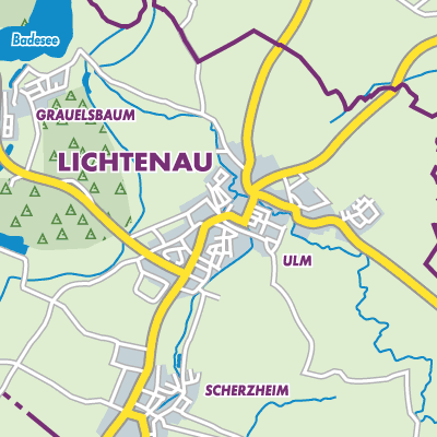 Übersichtsplan Lichtenau