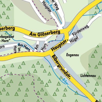 Stadtplan Lichtenau