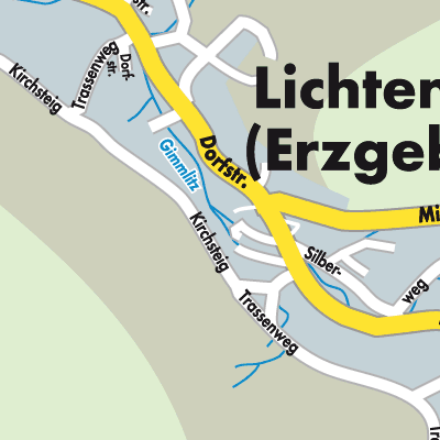 Lichtenberg/Erzgebirge - Stadtpläne und Landkarten