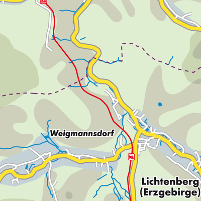 Übersichtsplan Lichtenberg-Weißenborn