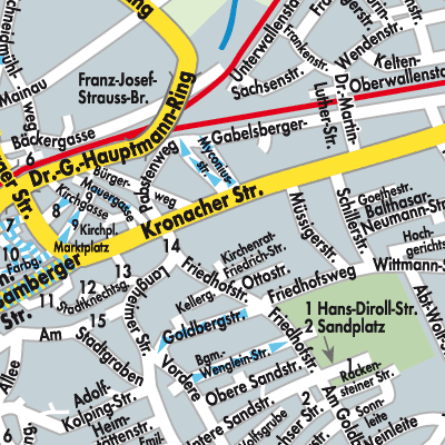 Stadtplan Lichtenfels