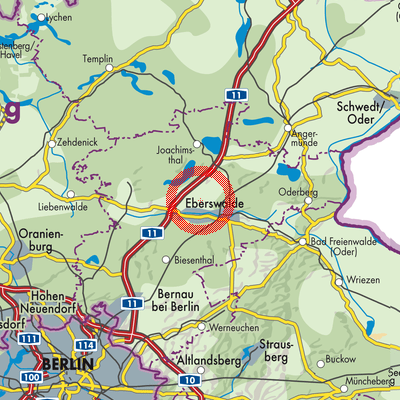 Landkarte Lichterfelde