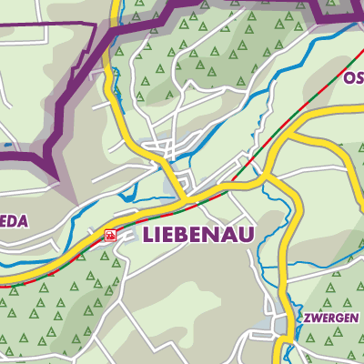 Übersichtsplan Liebenau