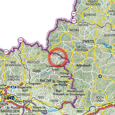Landkarte Liebenau
