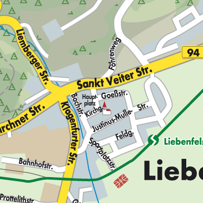 Stadtplan Liebenfels