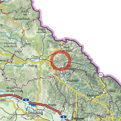 Landkarte Liebenstein
