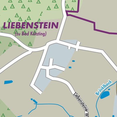 Stadtplan Liebenstein