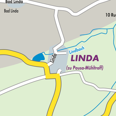 Stadtplan Linda