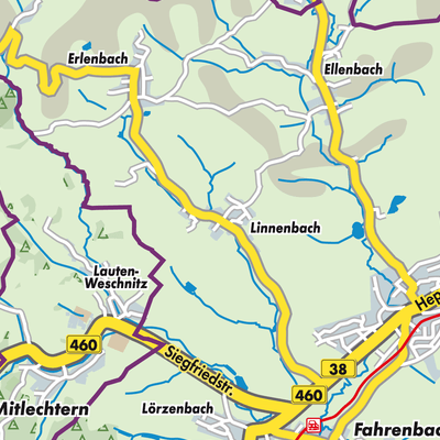 Übersichtsplan Linnenbach