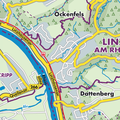 Übersichtsplan Linz am Rhein