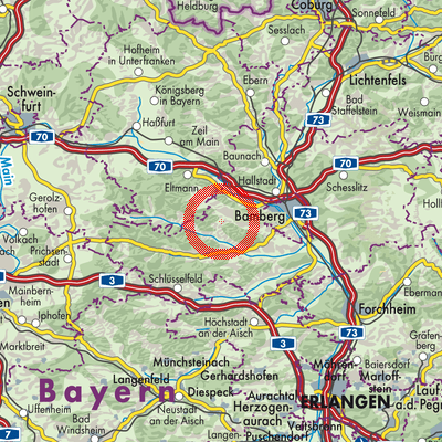 Landkarte Lisberg (VGem)