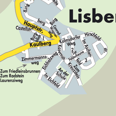 Stadtplan Lisberg (VGem)