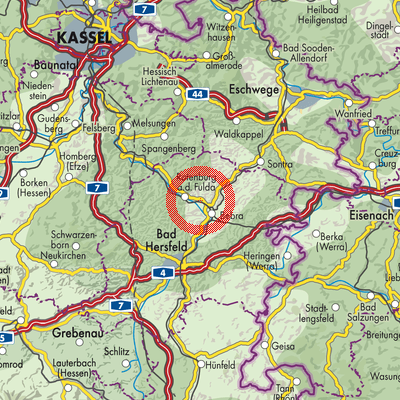 Landkarte Lispenhausen