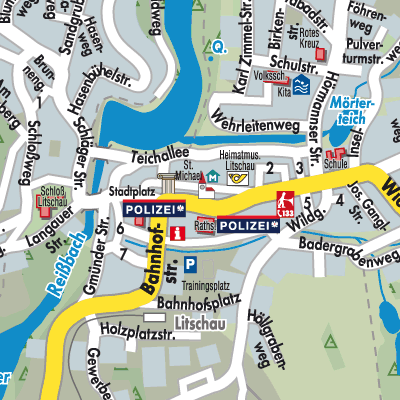 Stadtplan Litschau