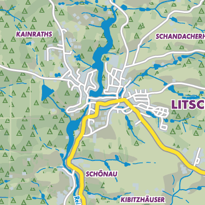 Übersichtsplan Litschau