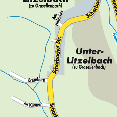 Stadtplan Litzelbach