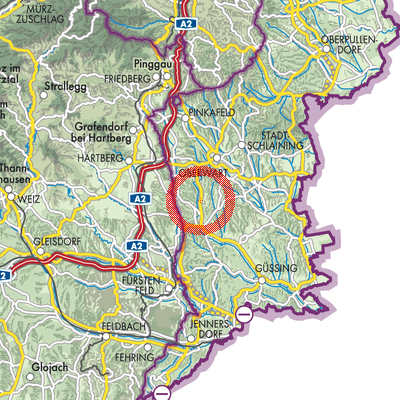 Landkarte Litzelsdorf