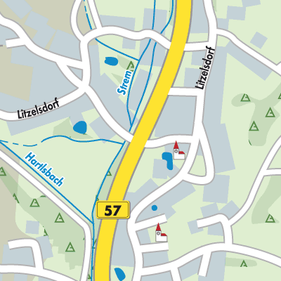 Stadtplan Litzelsdorf