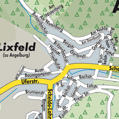 Stadtplan Lixfeld