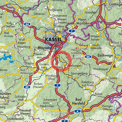 Landkarte Lobenhausen