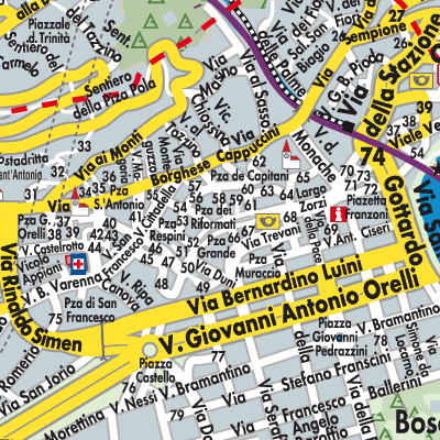 Stadtplan Locarno