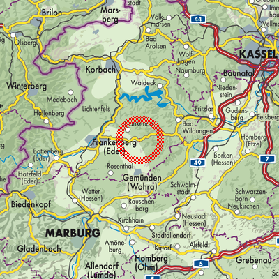Landkarte Löhlbach