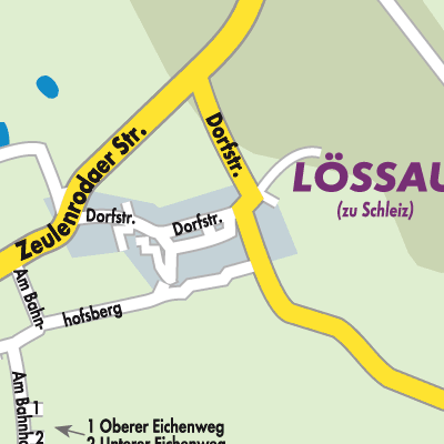 Stadtplan Lössau