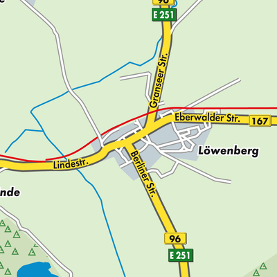 Übersichtsplan Löwenberg