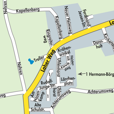 Stadtplan Lohe-Rickelshof