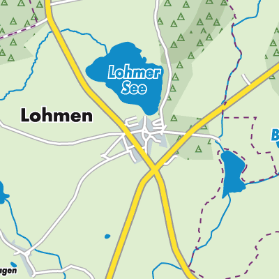 Übersichtsplan Lohmen