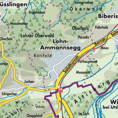 Übersichtsplan Lohn-Ammannsegg